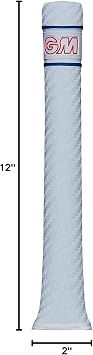 Gunn & Moore GM Cricket Bat Grip | Fuze | Premium Rubber | Suitable for Virtually All Bats | Full Size - 12 Inches | 1 or 12 Pack