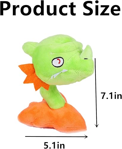 Miniatura 3 de JHESAO Juguetes de peluche de 7.5 pulgadas, diseño de Snapdragon de Zombies, peluche de PVZ, 1 2, muñeca suave de peluche para niños fanáticos, gran