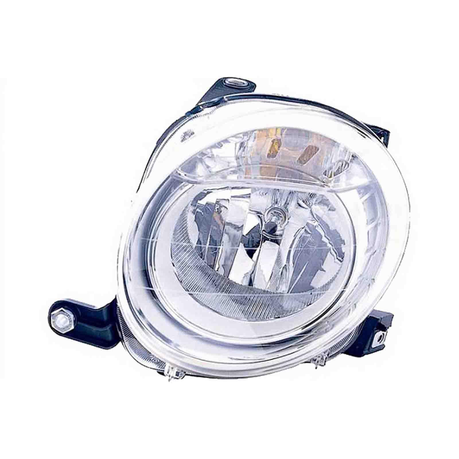 Generico Coppia Proiettori Destro e Sinistro H7 Con Motore Per 500S dal 2012 al 2015 Codici Originali 51787491-51787492 Kit Destro + Sinistro