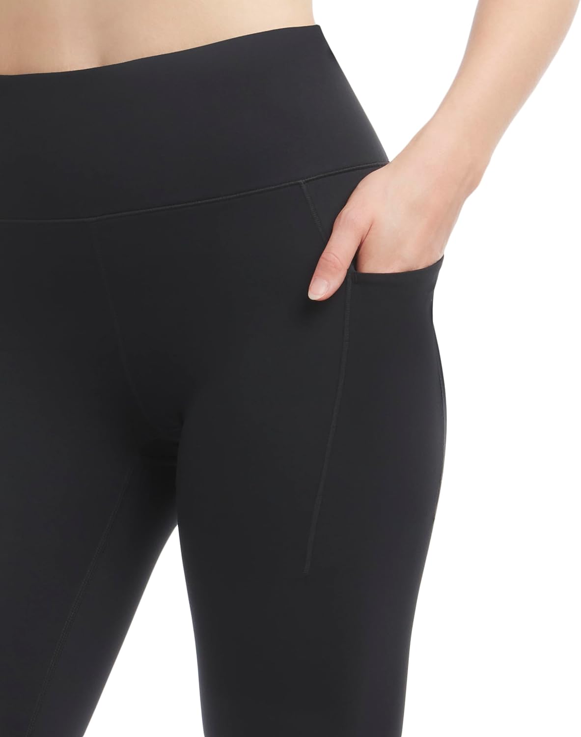 Danskin Womens Satin Stitch High Rise 7/8 Leggings - Image 4