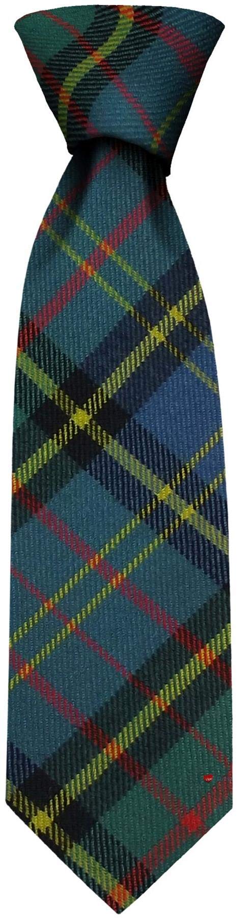 I LUV LTD Gents Neck Tie MacMillan Hunting Ancient Tartan Lightweight Scottish Clan Tie
