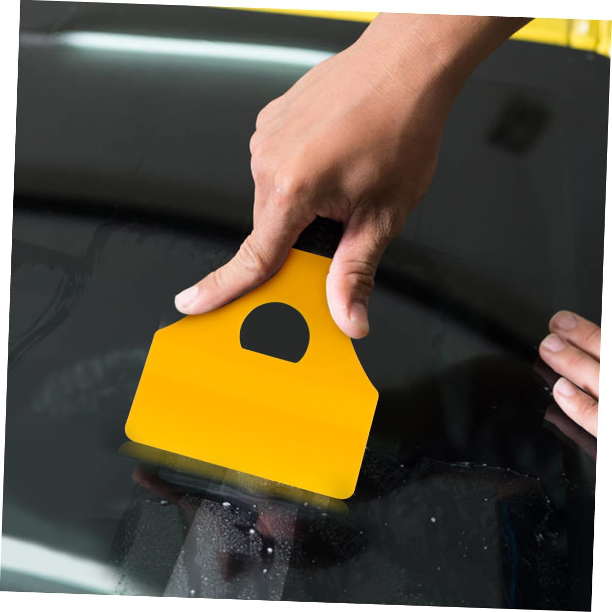 NAMOARLY Vinyl Spatula Tool Car Film Scraper Squeegee Wide Wallpaper Squeegee for Automotive Material