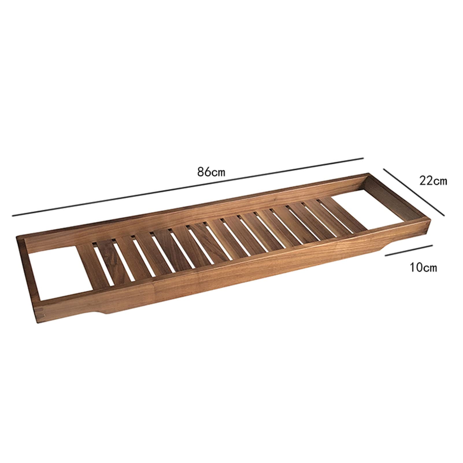 Vassoio Da Bagno In Bambù Naturale - Organizer Per Lavello, Trucchi, Gioielli E Accessori - Foto 12