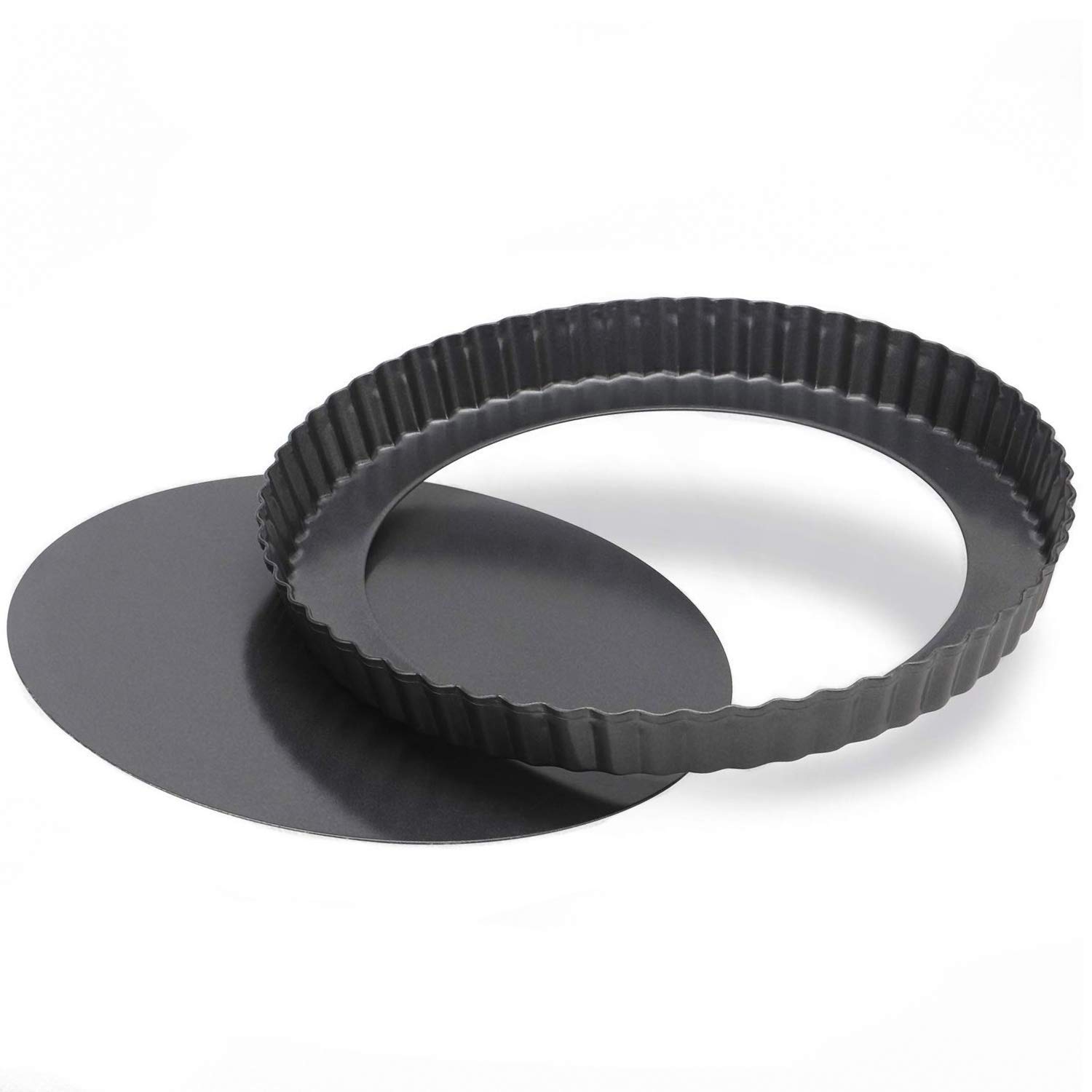 JBT Bakeware Pie Dish Tart Pan with Removable Bottom,Carbon Steel,20 cm