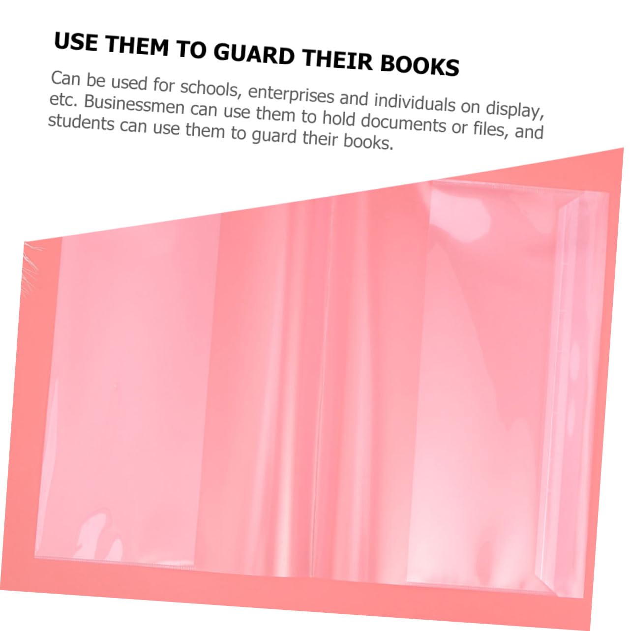 Angoily 50 Blatt Teiliges Buchschutz Folien Transparent Wiederverwendbare Kratzfeste Buchhüllen aus Strapazierfähigem Kunststoff Wasserabweisend für Schulbücher und Lehrbücher Klare