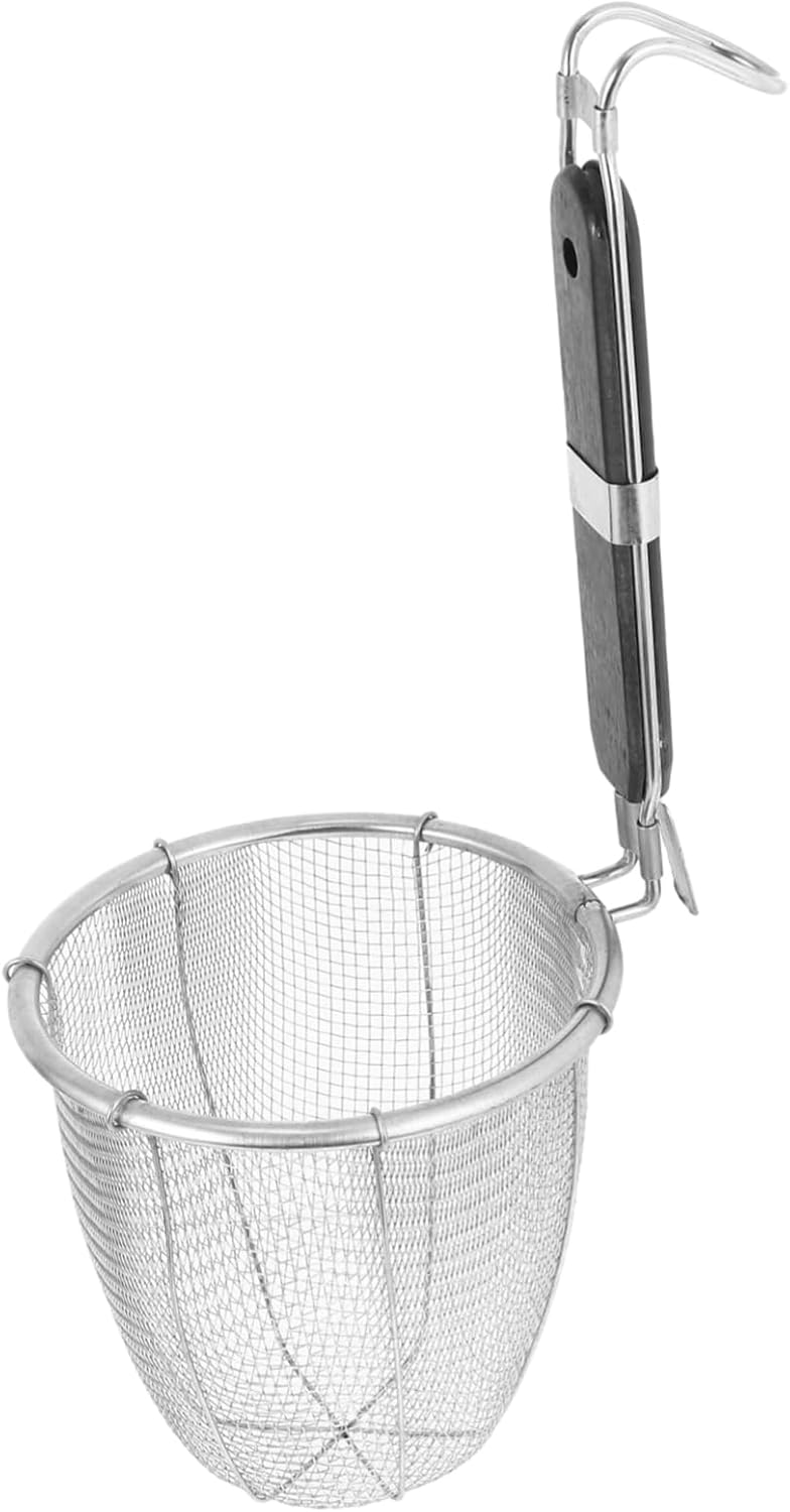 2pcs Practical Noodle Strainer Basket Handle Multi-purpose Kitchen Sifter for Pasta Dumplings and Ramen Material for Use