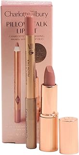 Charlotte Tilbury Pillow Talk Mini Matte Revolution Lipstick and Lip Cheat Lip Liner Mini Travel Size Duo Set