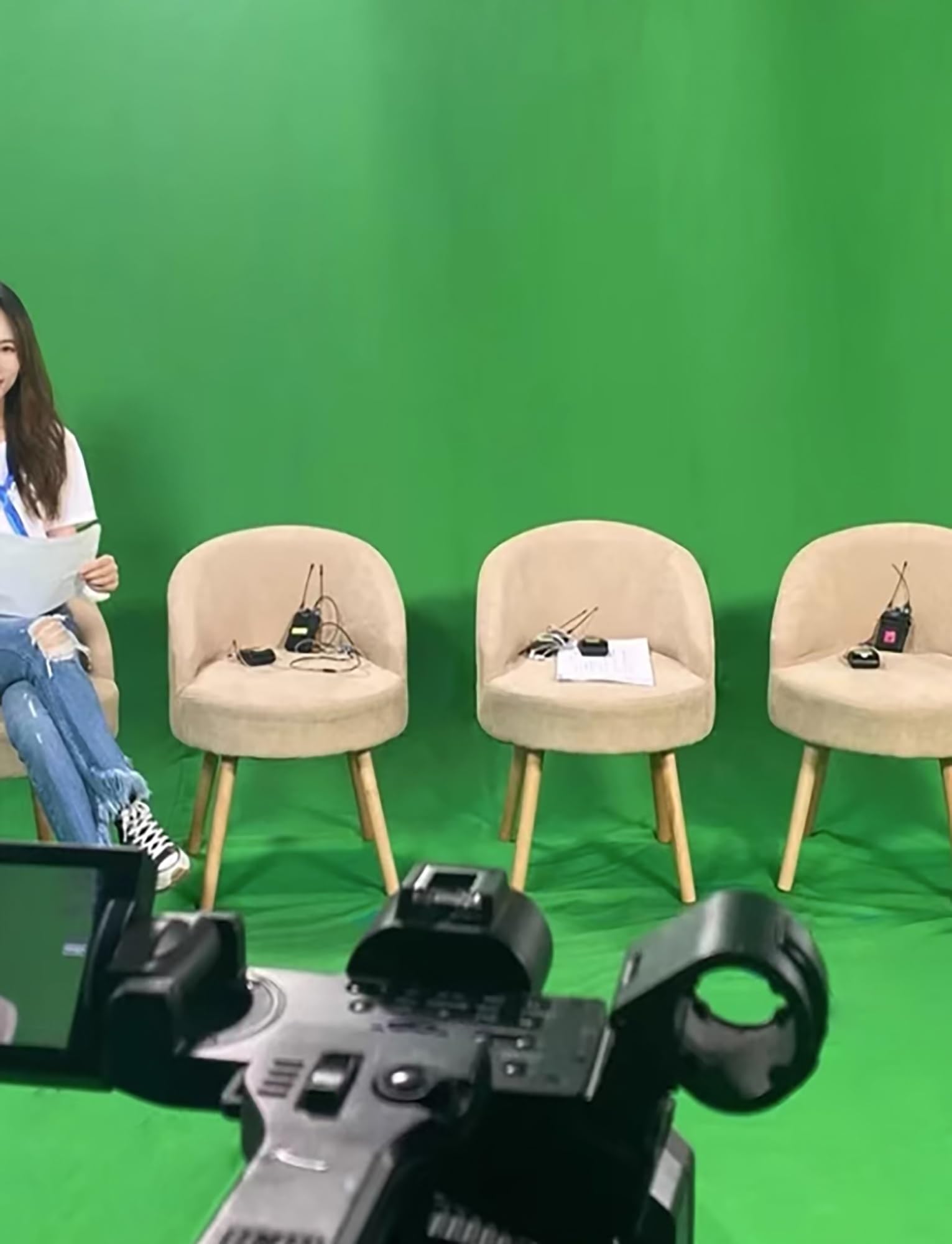 Sfondo Chroma Key professionale per la rimozione dello sfondo senza interruzioni nella produzione video e live streaming