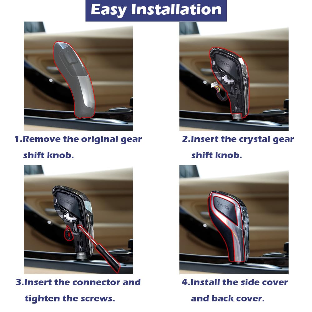 Amazon.com: QUIXNOVA Crystal Shift Knob Gear Selector for BMW 3