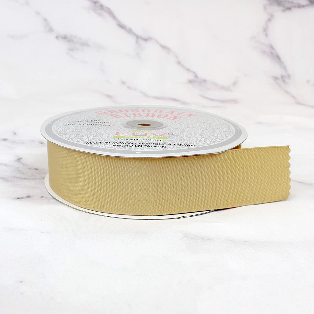 Creative Ideas Grosgrain Ribbon - 1.5 Inch X 50 Yards Toffee Color For Crafts And Bows