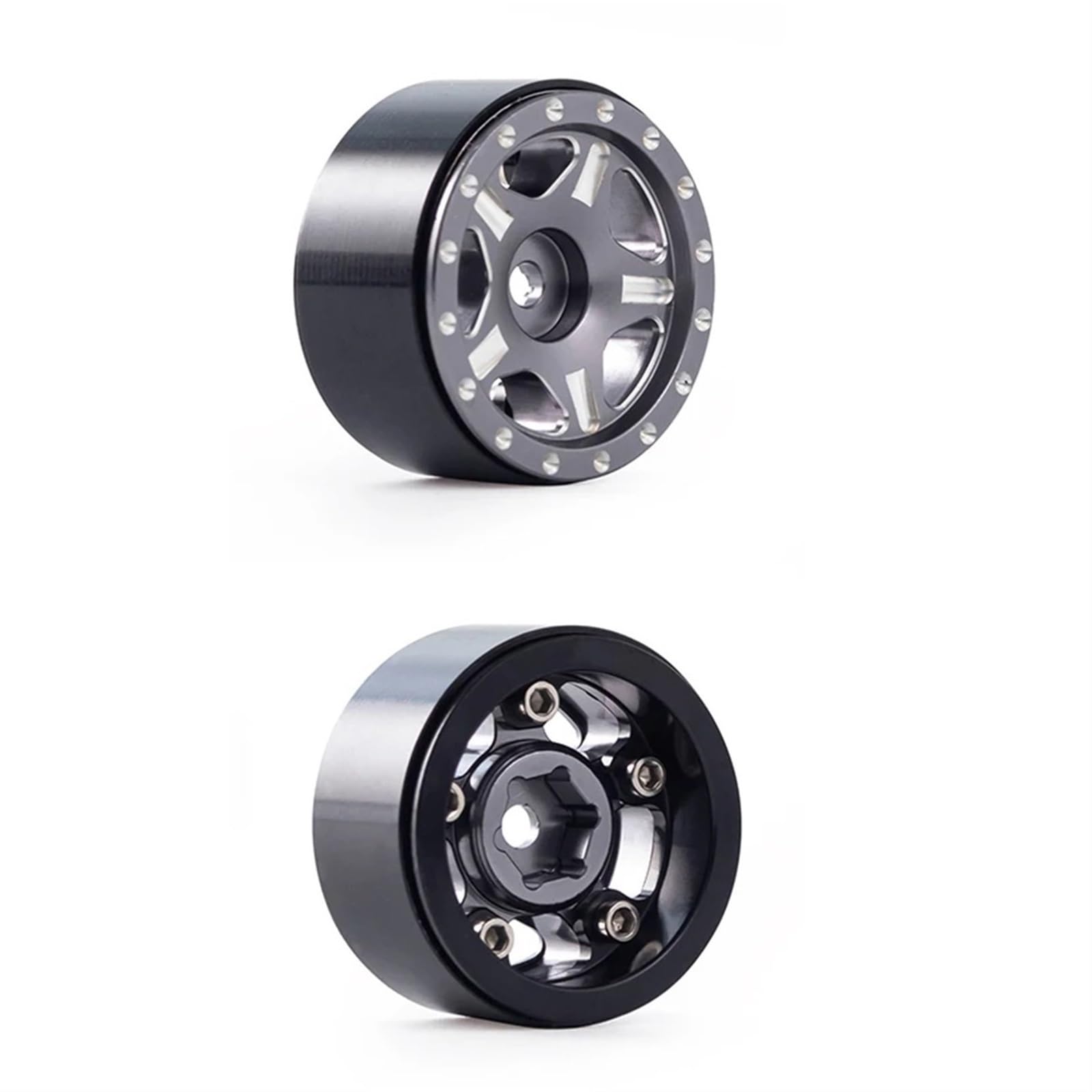 Compatibile Con AX24 Per Wrangler Per JLU Per Deadbolt C10 B17 Cerchi In Metallo Da 1.0 Pollici Pneumatici In Gomma Per 1/24 1/18 RC Crawler RC Pneumatico RC Car Ruota