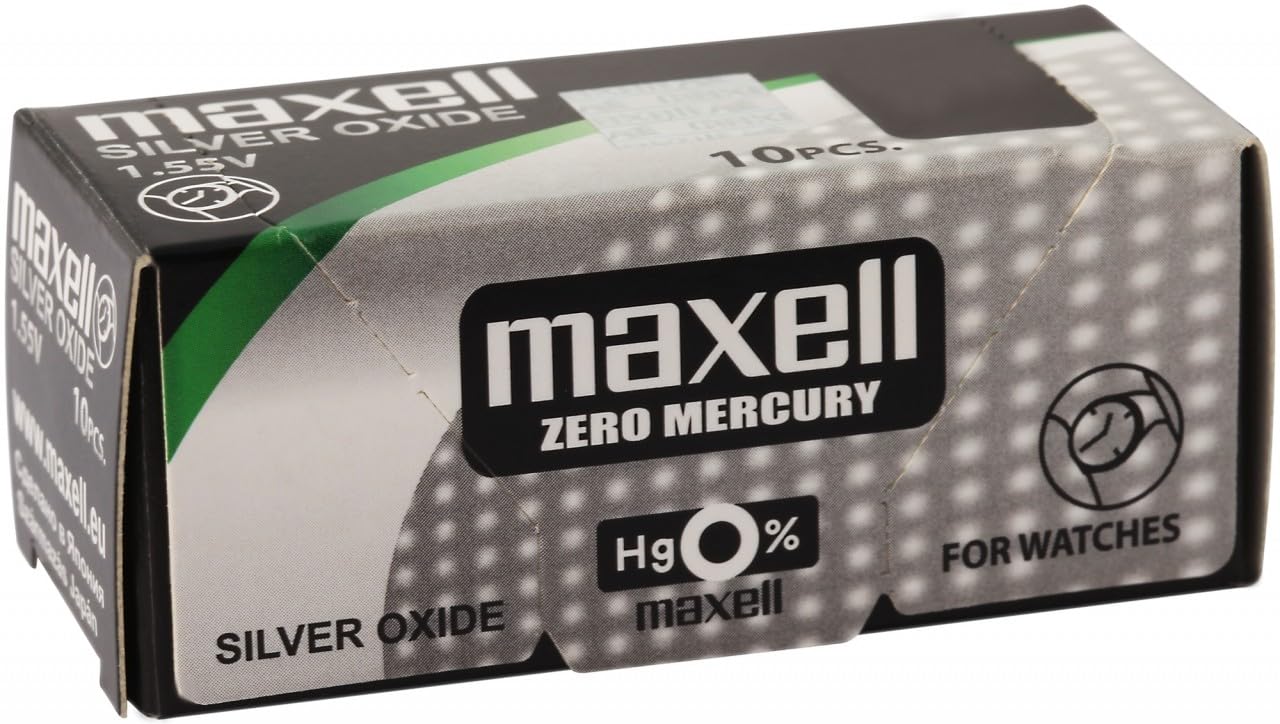 Maxell Silver 1.55V Oxide Coin Cell Battery Sr1130w