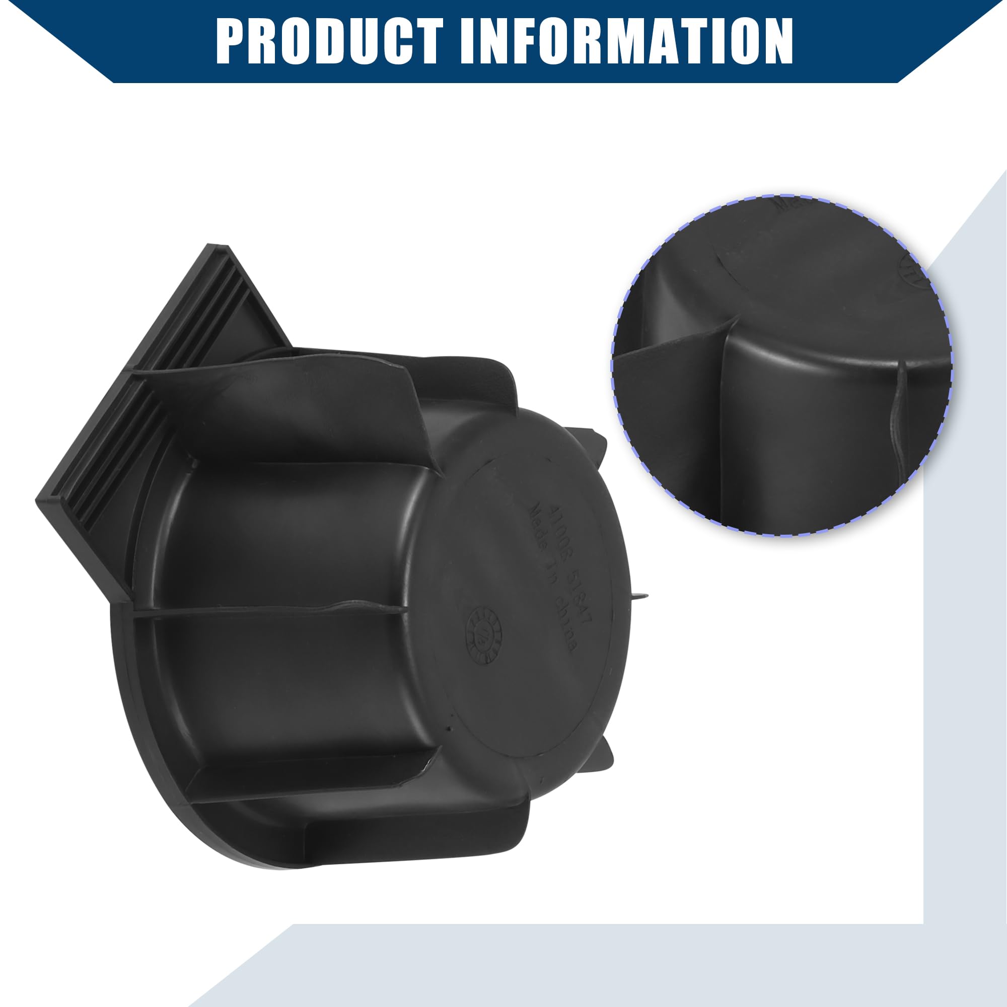 Hihaha Cup Holder Rubber Inserts Liner for Ford F-150 2004-2014