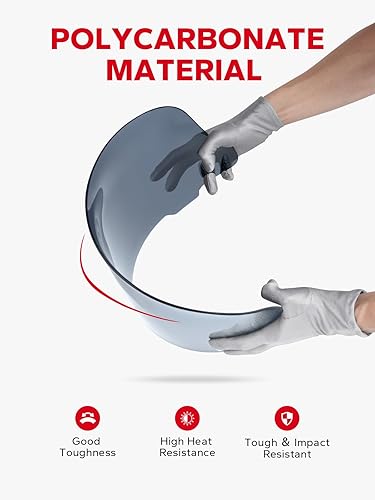 Miniatura 24 de Amazicha Parabrisas ondulado negro de 7 pulgadas compatible con Harley Davidson Touring Street Glide/Electra Glide/Ultra Limited/Tri Glide FLHT FLHX