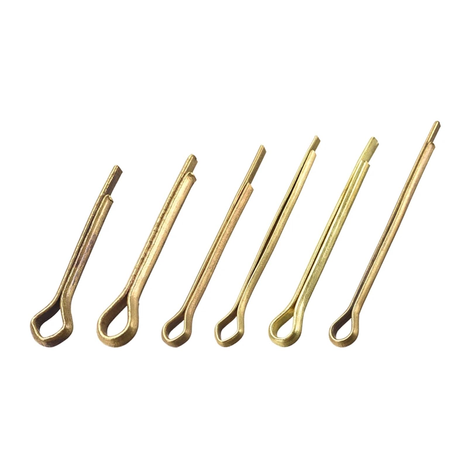 Assortiment De Goupilles Fendues En Laiton, 100 Pièces, Ki