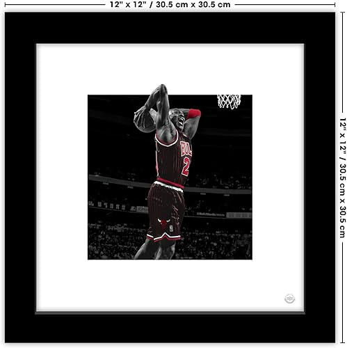 Miniatura 6 de Trends International Gallery Pops Michael Jordan - Póster de pared de la secuencia de progresión de vuelo 6, 12 x 12 pulgadas, versión de marco negro