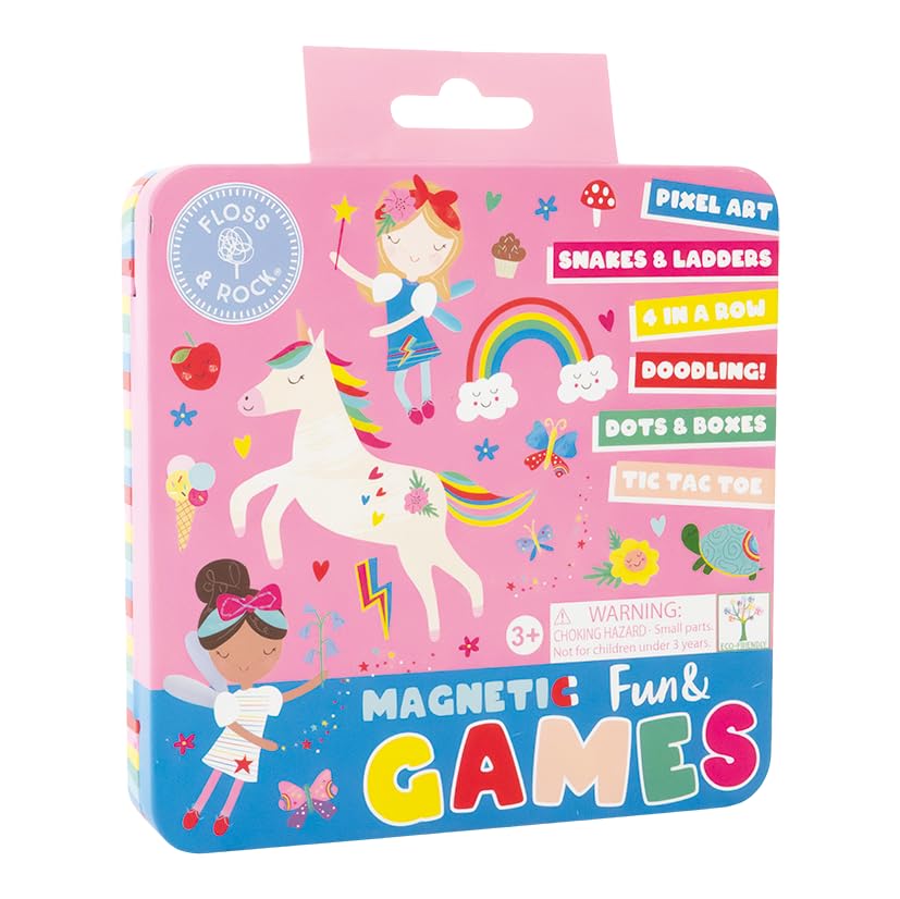 Floss and Rock Rainbow Fairy Magnetic Games Tin