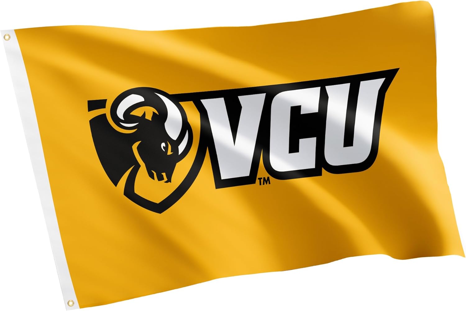 Desert Cactus Virginia Commonwealth University VCU Flag - 3 x 5 Feet Rams Flag, Indoor/Outdoor Durable Fabric, 100% Polyester Design (Style 4a)