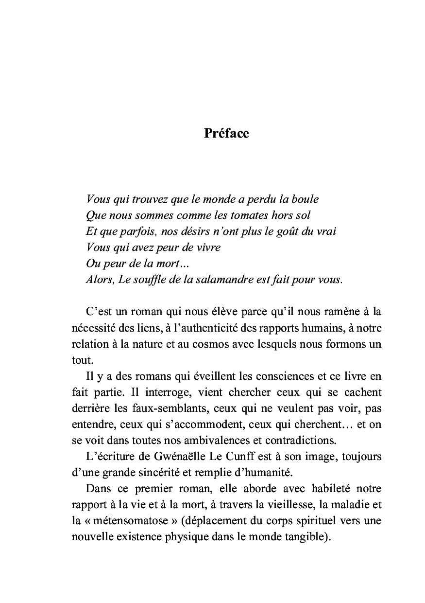 Le souffle de la salamandre