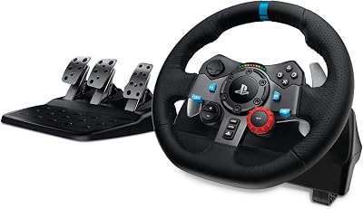Logitech G29 Driving Force Racing Wheel and Floor Pedals, Re - best gaming racing wheel