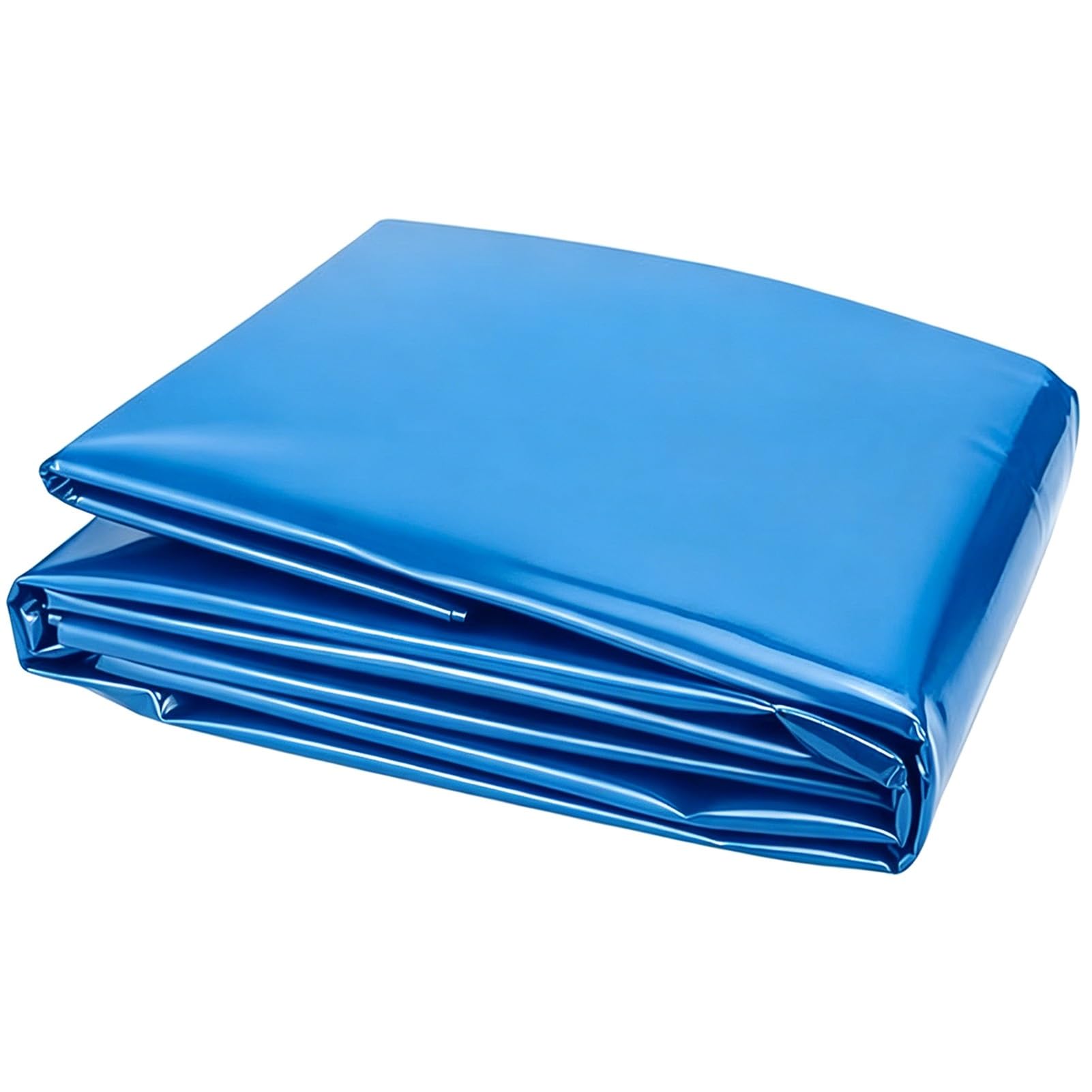 Scumlovy 3x4m 4x6m 5x8m 8x10m Blue Pond Liners Resistant HDPE Sealing Film Garden Fish Ponds Preformed Lining for Water Features, Aquaculture, Pool, Damp Proof Membrane | 5x10m(16.4x32.8ft)