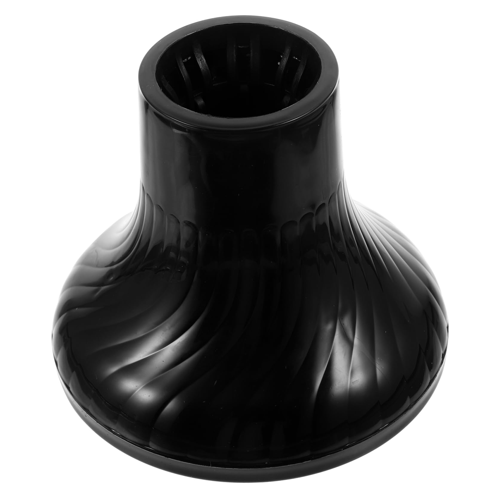 Didiseaon Diffusore per Chioma Ricci in Plastica Nero, Accessorio Professionale per Asciugacapelli 4,2-4,8cm, per Casa e Salone per Massimizzare Volume dei Chioma
