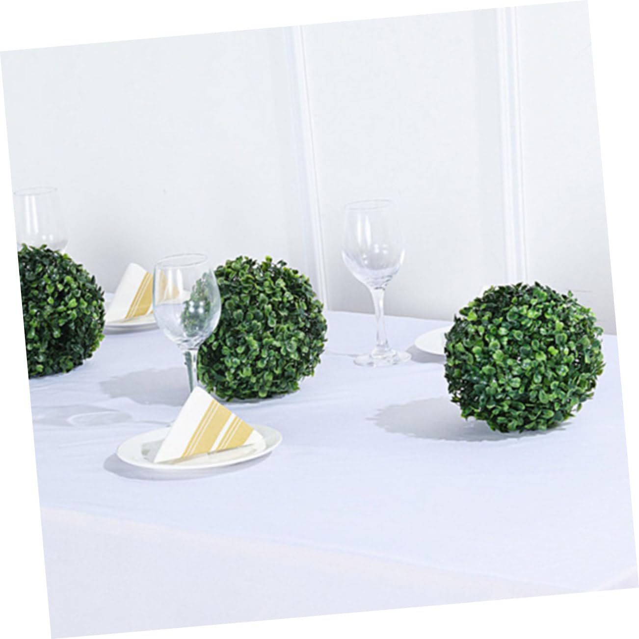 Alipis 3 Pezzi di Palla Artificiale Fiori Topiaria Sferiche A Gabbia Palline Decorative Sfera Sfera Floreale A Gabbia Topiaria A Forma di Supporto