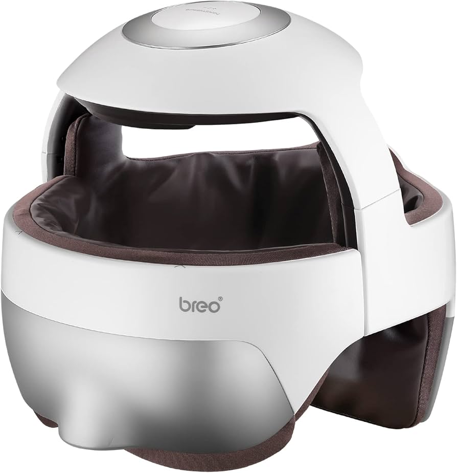 Breo iDream5s Casque de massage électrique pour les yeux et le cou