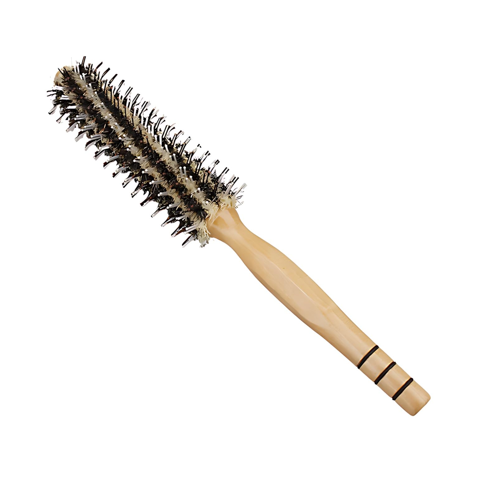 ADERFETBI Hair Comb Curly Hair Brush Hairdresser's Bristle Roller Styling Comb Curling Men's And Women's Bangs Rounded Straight Big Wave Men's and Women's Care(L)