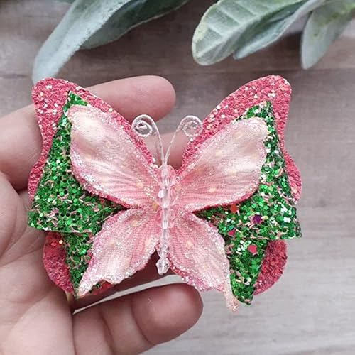 Miniatura 4 de 1 juego de corbatín de mariposa troquelado de metal, corbatín de Navidad, plantillas de corte de lazo de pelo para manualidades, álbumes de