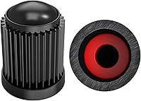 SAMIKIVA 30 Pack Tire Valve Stem Caps with O-Ring - Black Universal Airtight Seals for Cars, Trucks, SUVs, Bikes, Motorcycles