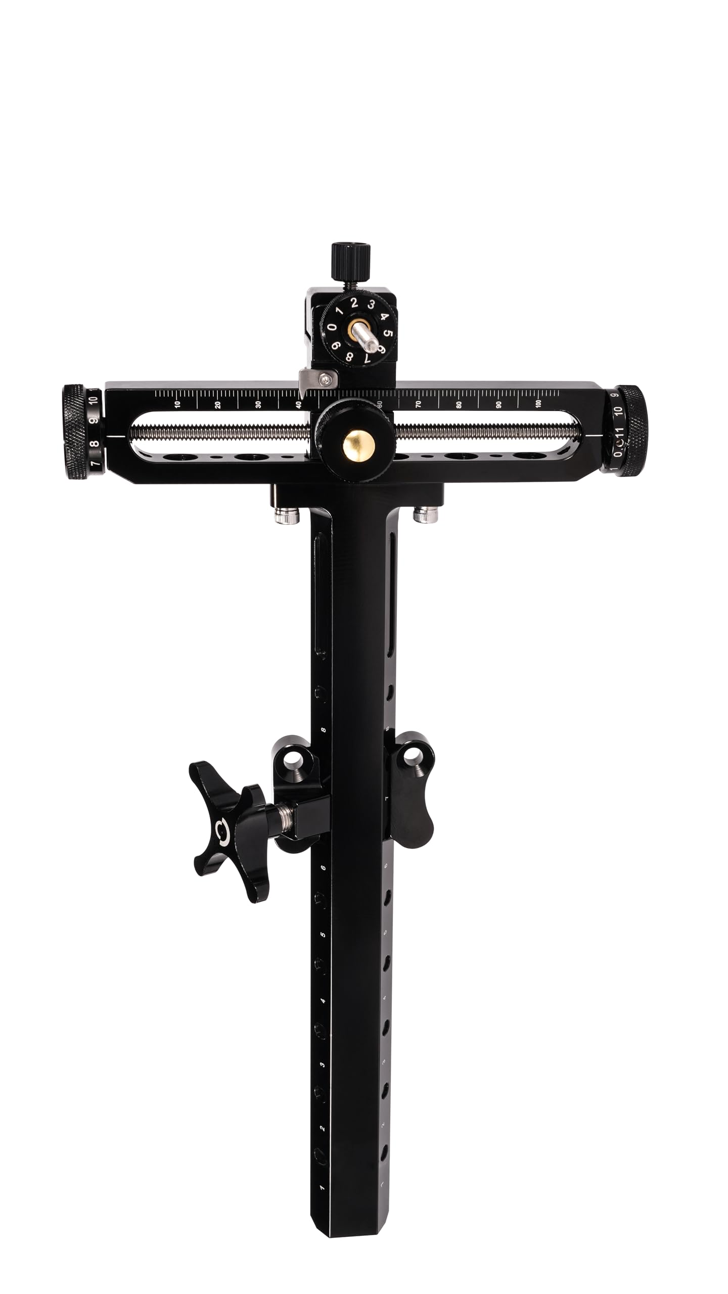 Perogen Archery Recurve Bow Sight Right Hand Adjustable Aluminum T Shape Quick-Release Bow Sight,Archery Shooting Target Sight