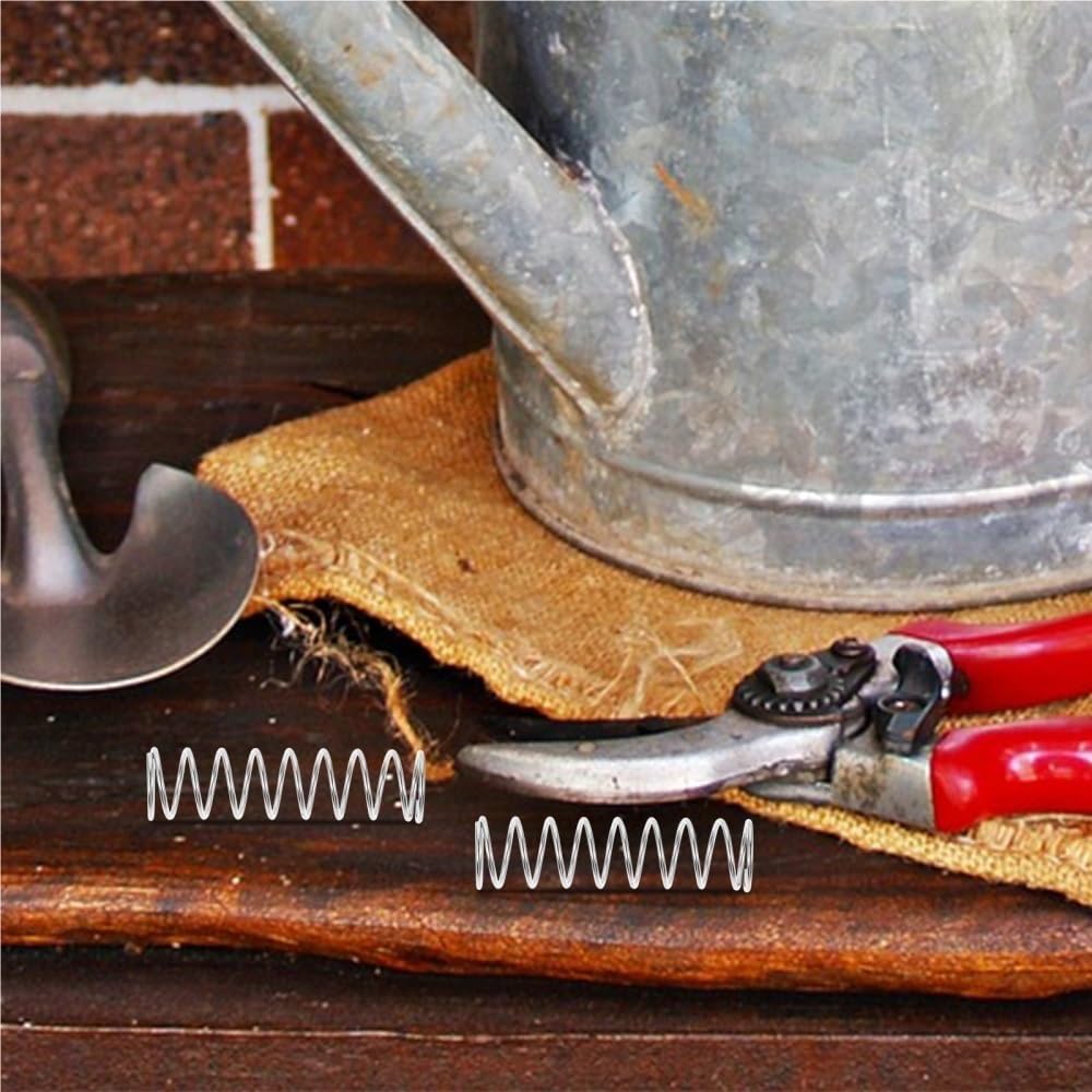 20Pcs Tension Spring Replacement Springs for Pruning Shears Fruit Branch Sprung Garden Silver