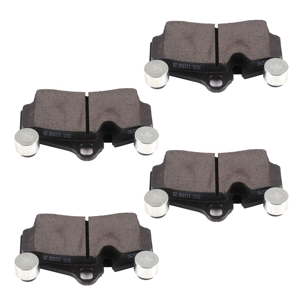 BRAKEUS Rear Quiet D978 Ceramic Brake Pads Sets Replacement for 2007-2015 for Audi Q7,2003-2006 2008-2010 for Porsche Cayenne,2004-2010 for Volkswagen for Touareg