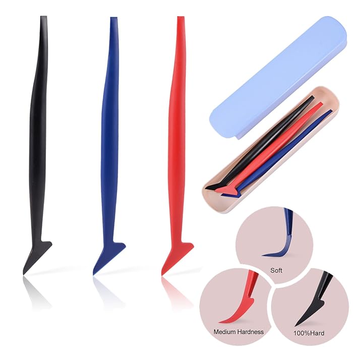Buy EHDIS Vinyl Wrap Stick 3 Pieces Micro Wrap Squeegee Stick Vinyl