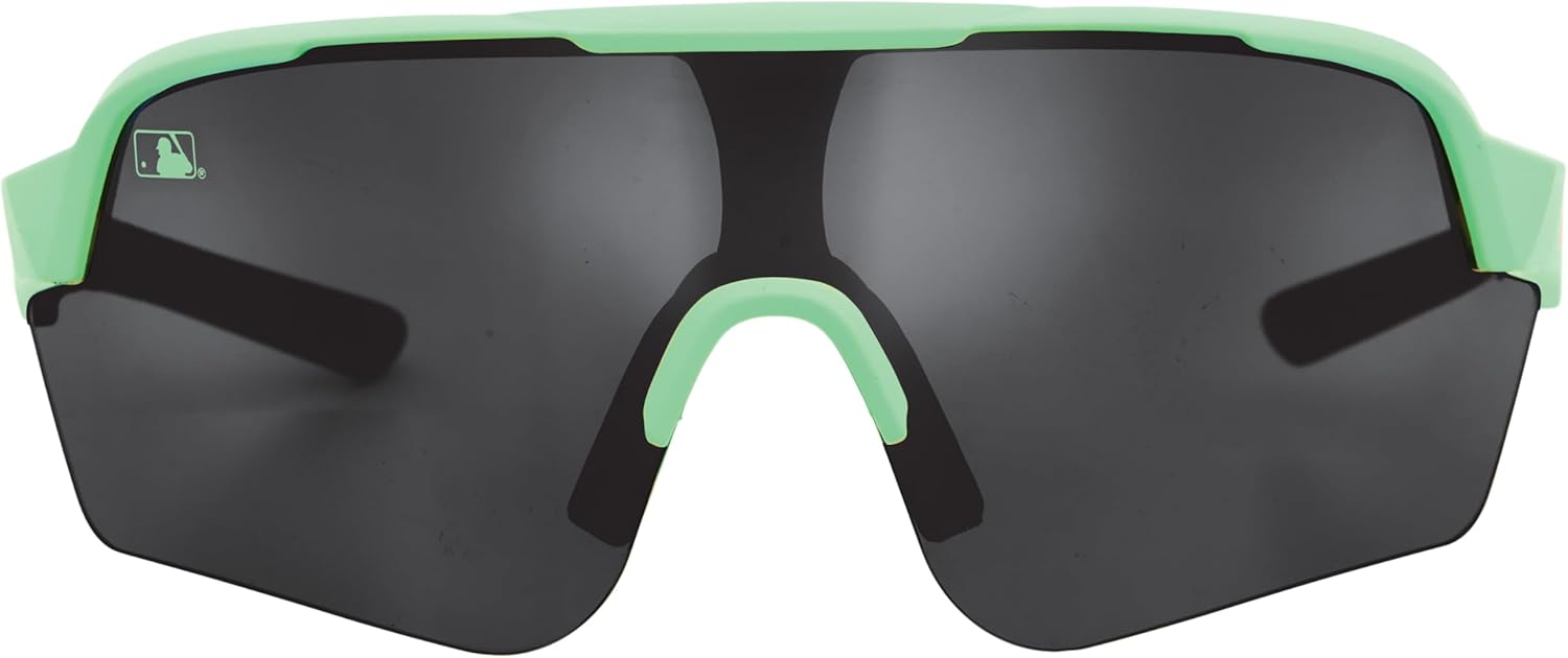 Franklin Sports MLB Baseball Pro Sunglasses - Baseball + Softball Shades for Kids + Adults - Lightweight Sports Glasses for UV Protection - All Sport Sunglasses with Carry Case - Mint