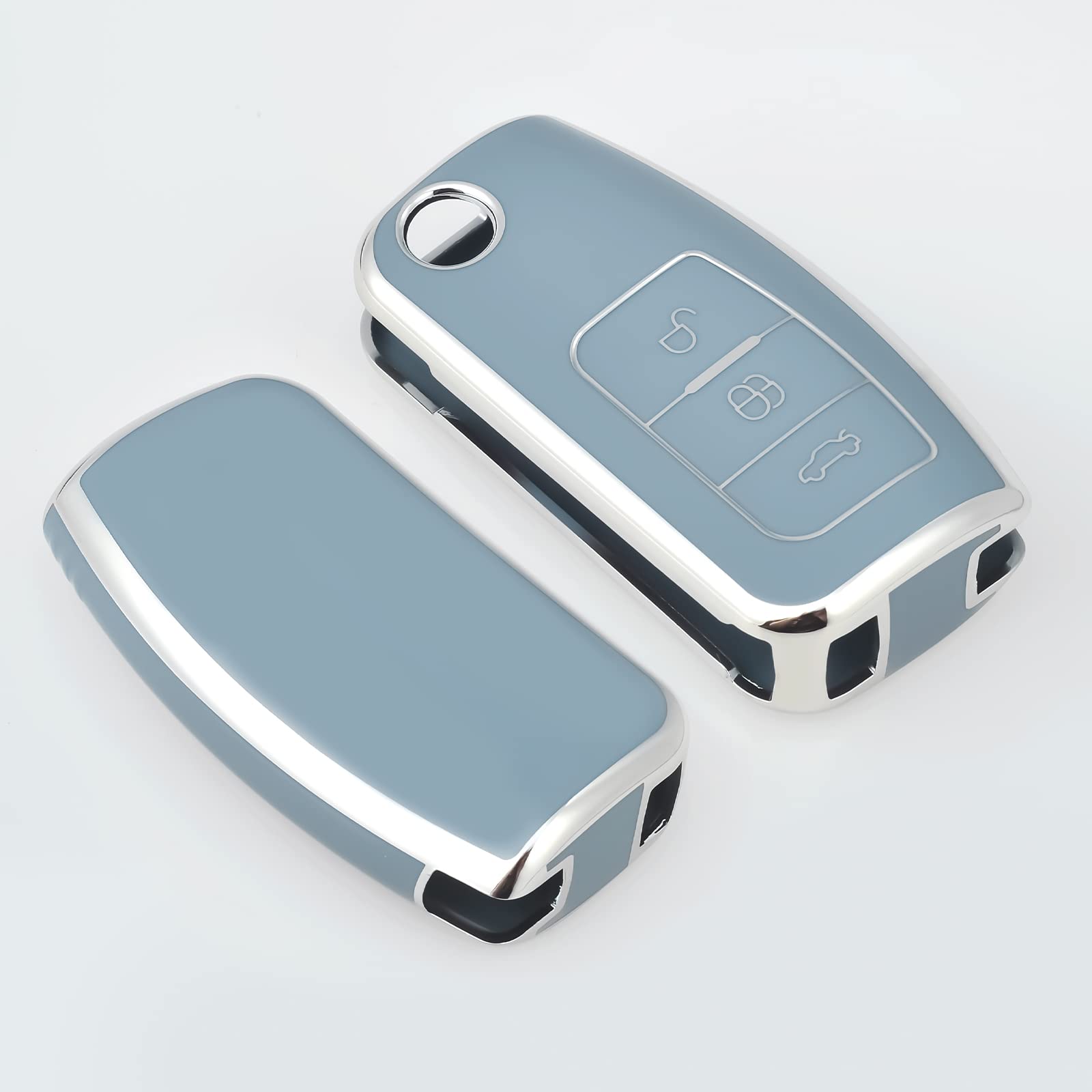Étui Clé Voiture Ford - Coque Protection Silicone TPU Anti-Choc & Étanche Pour Modèles Récents