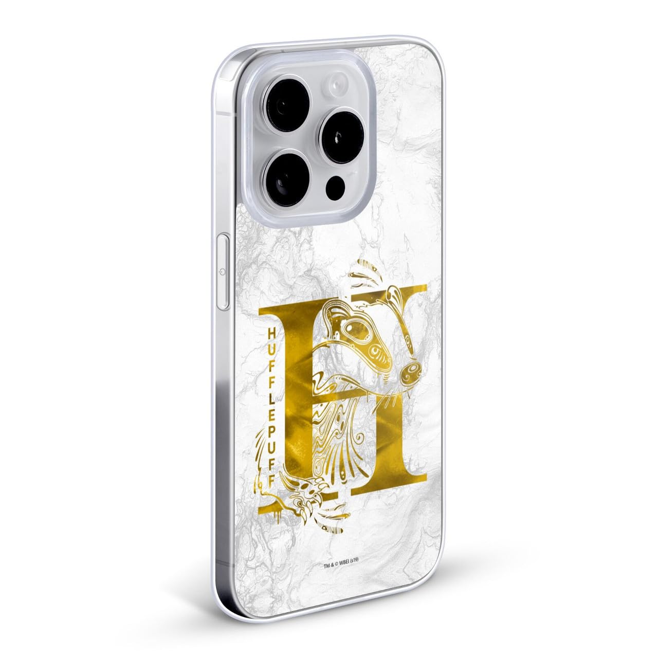 Head Case Designs Licenza Ufficiale Harry Potter Hufflepuff Aguamenti Deathly Hallows IX Custodia in Gel [Protezione di Grado Militare] Compatibile con Apple iPhone 14