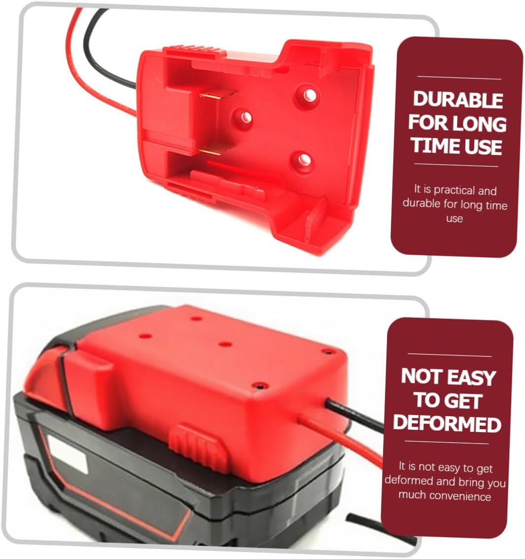 Battery Adapter for 14.4V-18V 14AWG Wires Battery Conversion Kit for Power Tools and DIY Projects