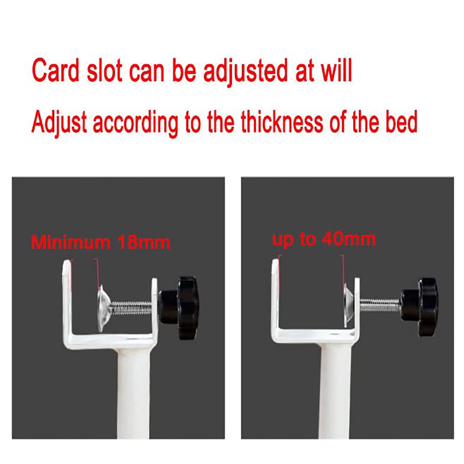 Adjustable Bed Rail For Elderly Bedside Standing Assist, Clip-On Bed Safety Rails, Bedside Fall Safety Prevention Grab Bar, Bed Assist Rail, for Student Dormitory