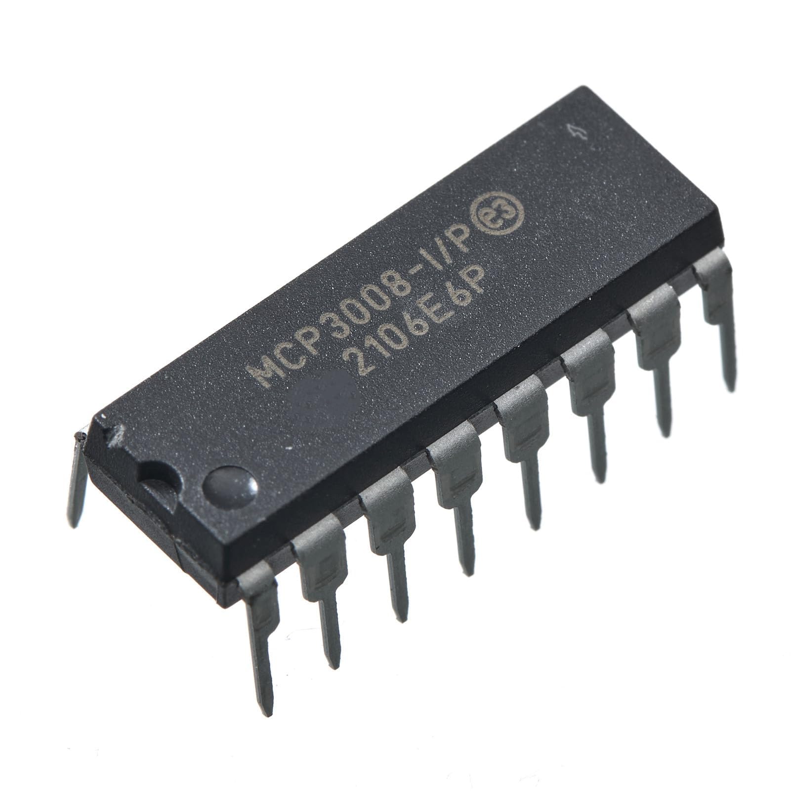 PENGLIN 1 convertitore A/D MCP3008-I/P MCP3008 MCP a 8 canali a 10 bit | con interfaccia seriale SPI 2,7 V, DIP-16.