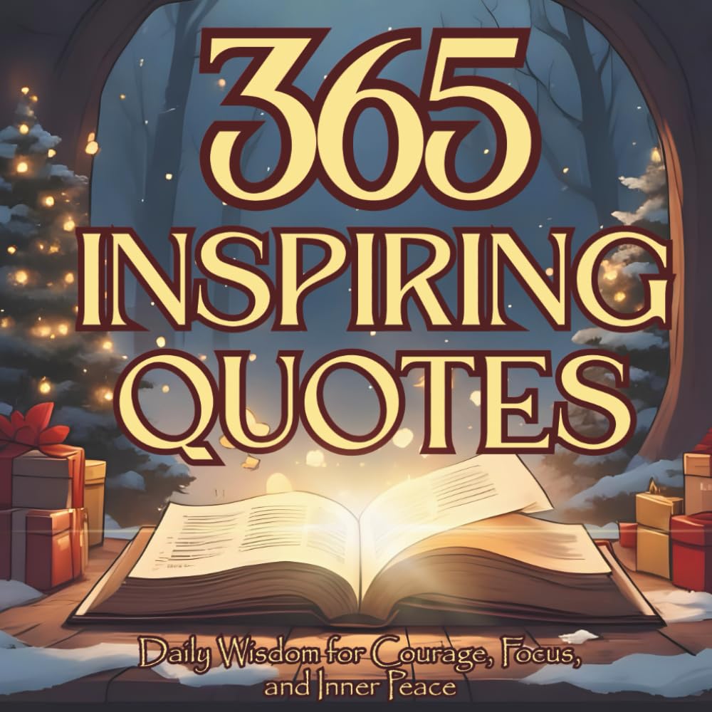 365 Inspiring Quotes: Daily Wisdom for Courage , Focus and Personal Growth. Stoic Teachings, Motivational Quotes, Life Lessons and Powerful Mindset ... You Stay Centered, Confident, and Driven.