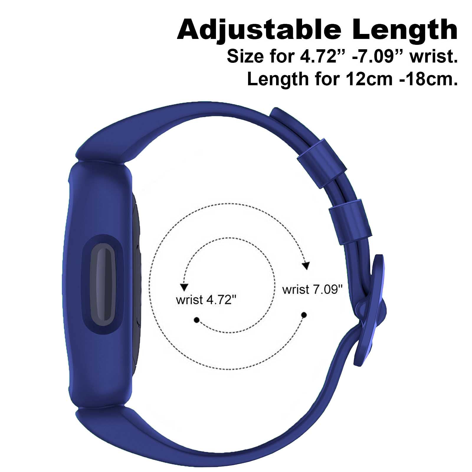 TopPerfekt Armbänder kompatibel mit Fitbit Ace 3 für Kinder, weiches Silikon, wasserdichtes Armband, Zubehör, Sportuhrenarmband Jungen Mädchen - 3