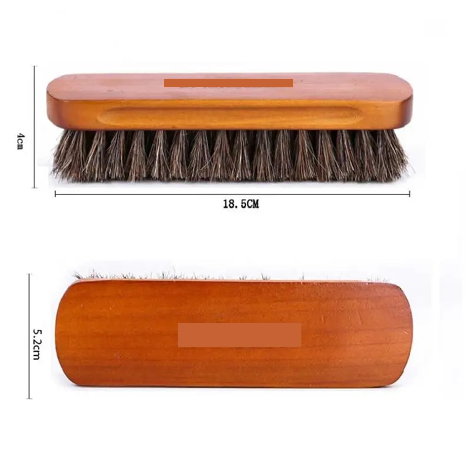 Schuh- und Stiefelbürste aus Holzborsten, Pflege, Reinigung, Glanz, Polierbürste, Reinigungsbürsten, echte weiche Polierwerkzeuge Schuhbürste(Size 1-2pcs)
