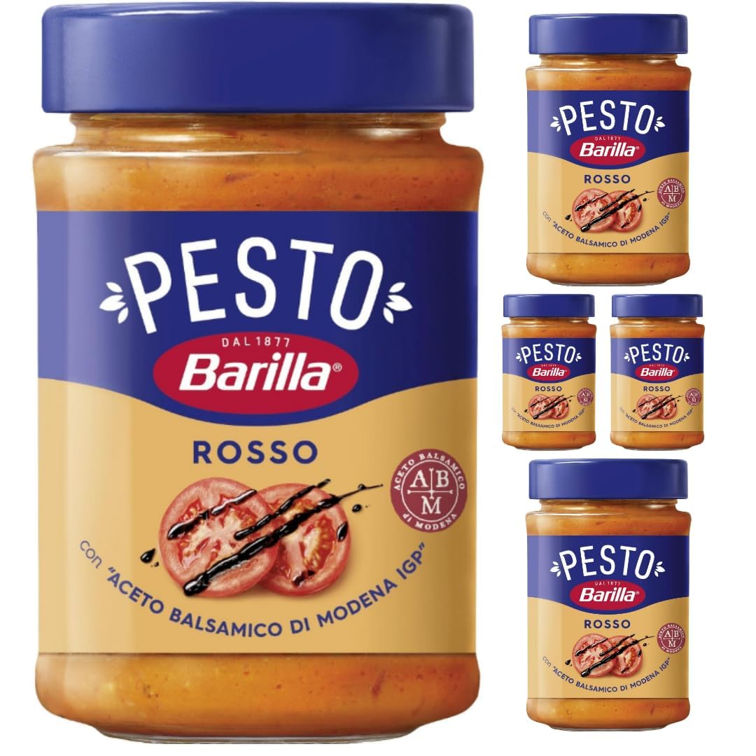 Mit Pufai Grocery, Barilla Pesto Rosso Soße 200 gramm x 5 STÜCK