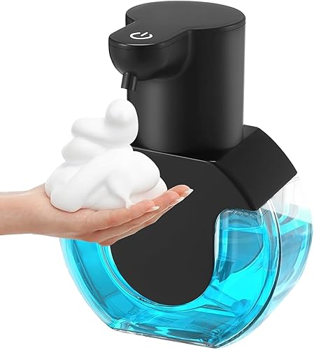 Miniatura 10 de Paquete de 2 dispensadores automáticos de jabón espumoso de 14.2 oz/14.2 fl oz, dispensador automático de jabón espumoso sin contacto, dispensador
