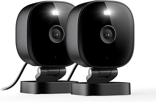 VIMTAG Mini cámaras G3 para exterioresinteriores 2.5K4MP HD para seguridad en el hogar con foco de visión nocturna a todo color, cámara enchufable