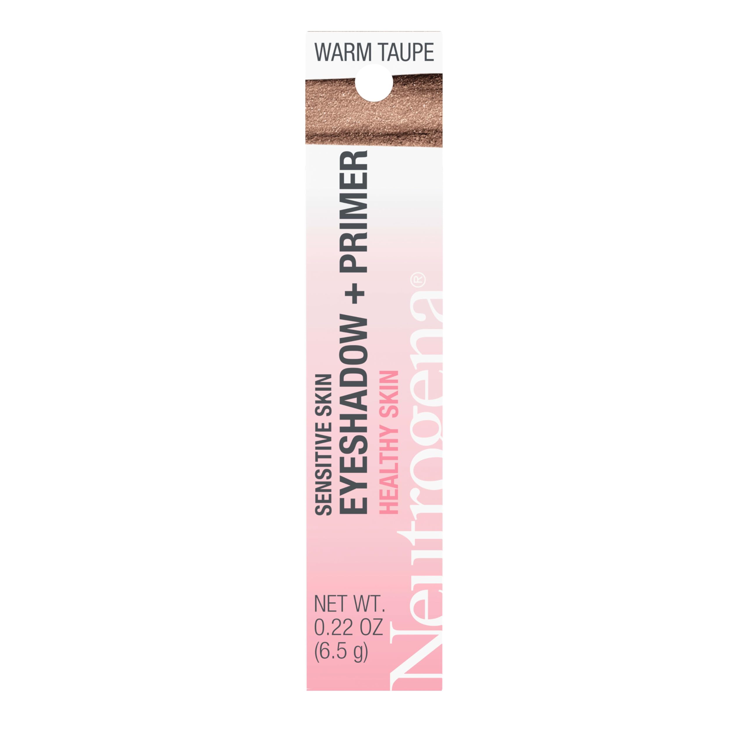 Neutrogena Sensitive Skin Eyeshadow + Primer, a Longwearing, 2-in-1 Metallic Eyeshadow for Sensitive Skin with Pro-Vitamin B5, Lightweight