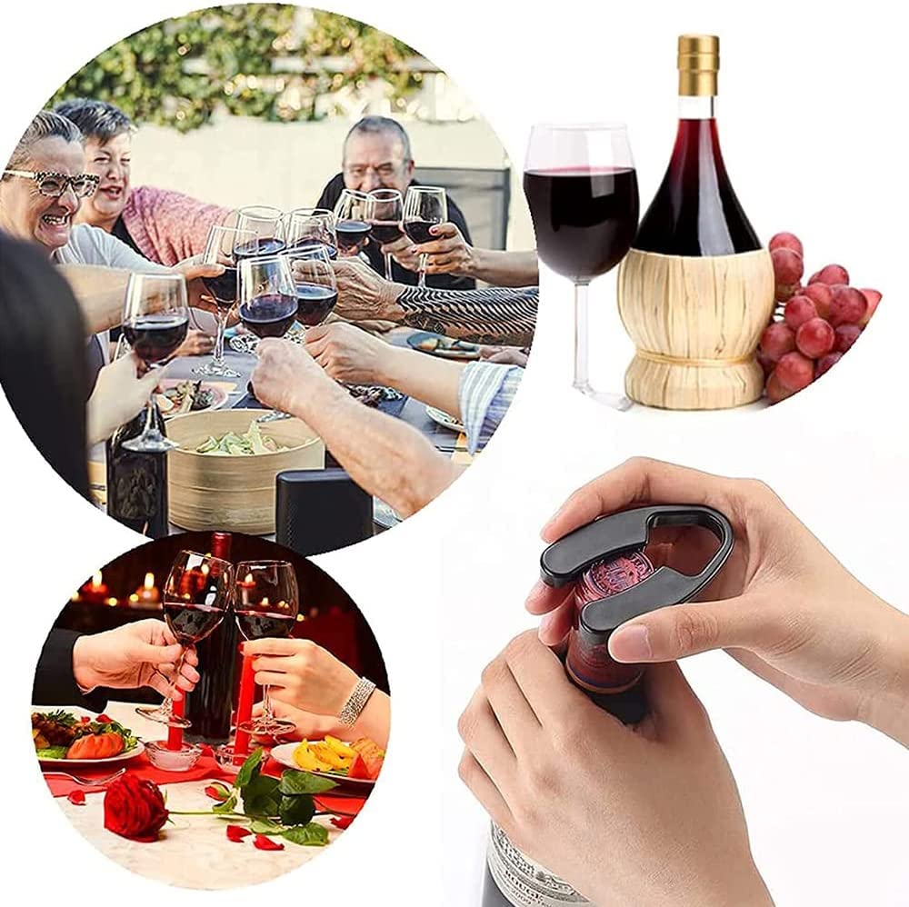 2 sztuki przecinak do butelek wina, nóż do butelek wina, folia aluminiowa, narzędzie do usuwania kapsułek do domu, baru, restauracji