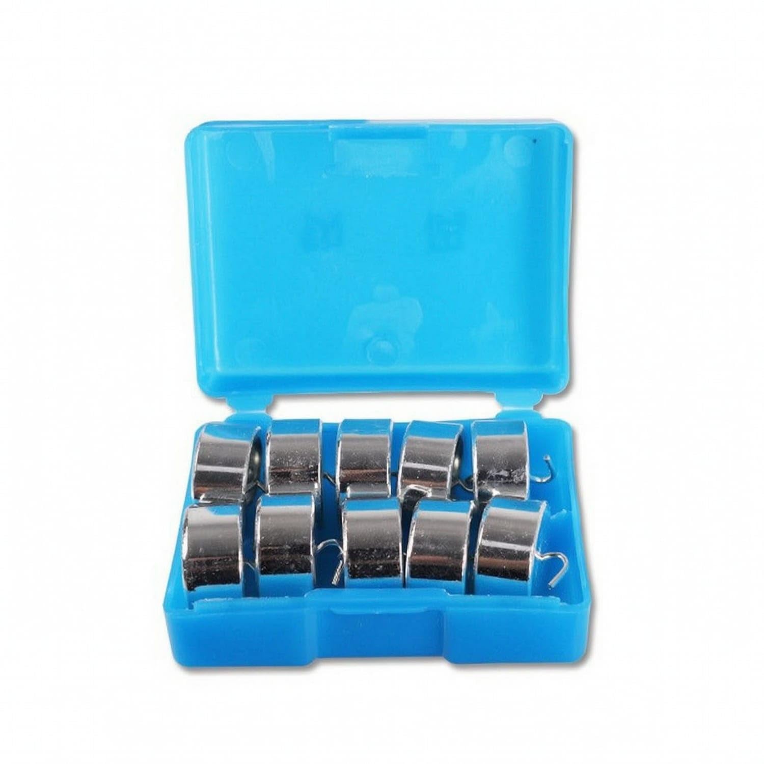 Educational Hook Weights with Storage Case Solid Metal Hook Weights with Storage Box Long-Lasting Organized for Students, Teachers, Classroom, Home Science, Metal Hook-image-38